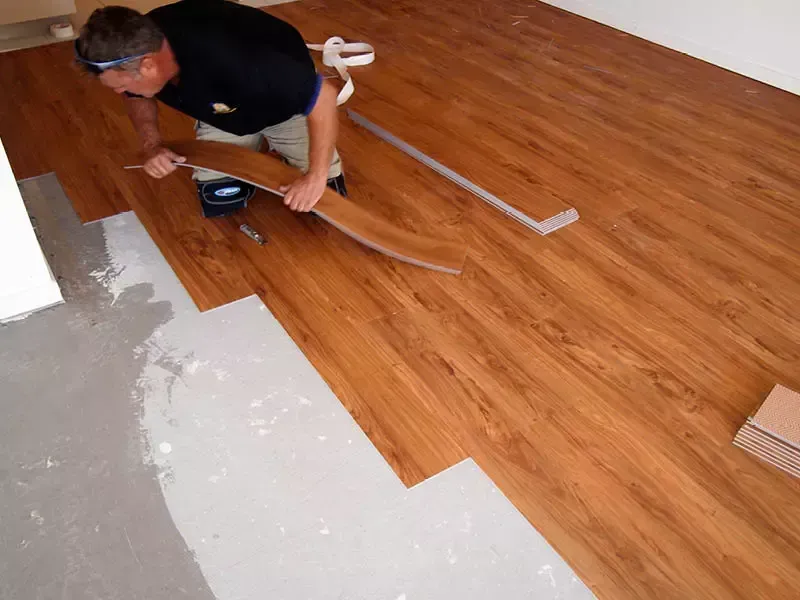 Installing Loose Lay Vinyl Planks