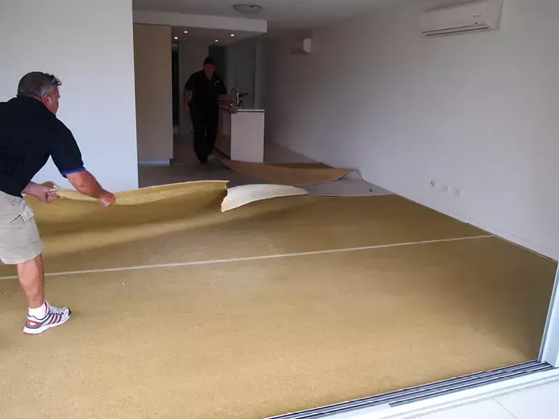 Removing old flooring