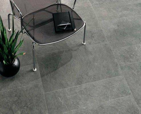slate look porcelain stoneware floor tiles european eco label