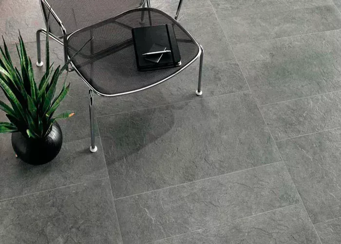 slate look porcelain stoneware floor tiles european eco label