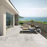 nova stone light grey tiles outdoor